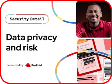Thumbnail of a Security Detail episode on data privacy from Red Hat's youtube channel